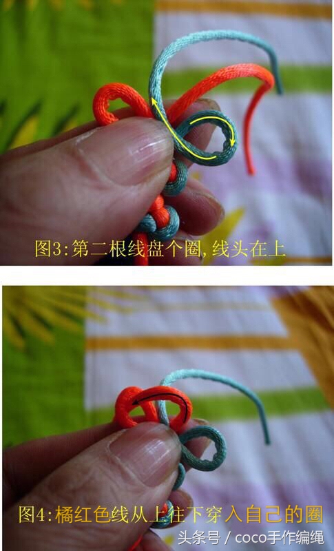 转运珠红绳手链编法,蝴蝶红绳转运珠