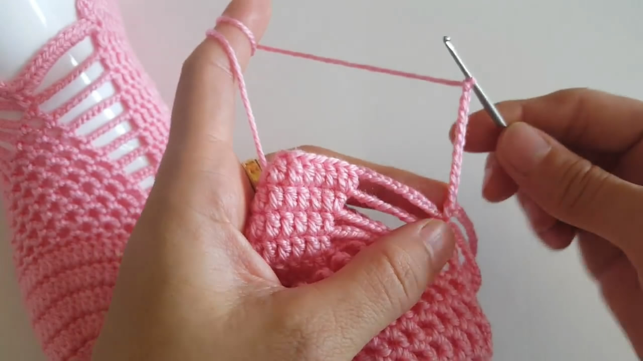 暖腿袜钩织教程,保暖袜套的裁剪和做法