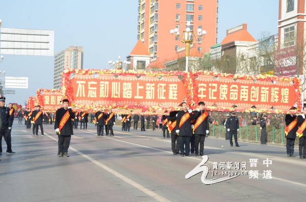 2019年太谷县元宵节民间社火展演,太谷县元宵社火展演