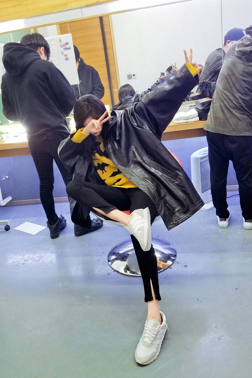 大幂幂的穿搭真是自成一派,大幂幂终于换上女装