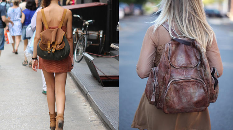 属于裙子和双肩包的惬意时光!