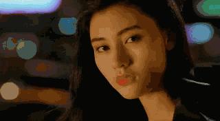 王祖贤复古港风口红色,李嘉欣酵色口红