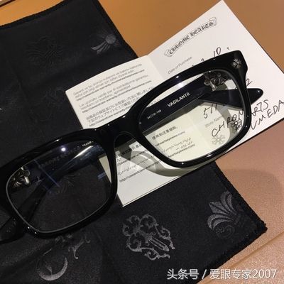 克罗心墨镜的镜片,chromehearts克罗心半框眼镜