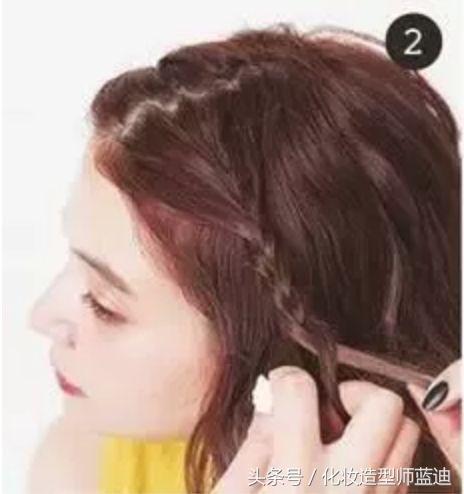 不伤头发且好看的简单编发教程,不想披头散发教你一招显年轻编发