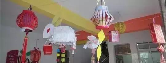 元宵节主题墙亲子作品,元宵节怎么装饰作品墙
