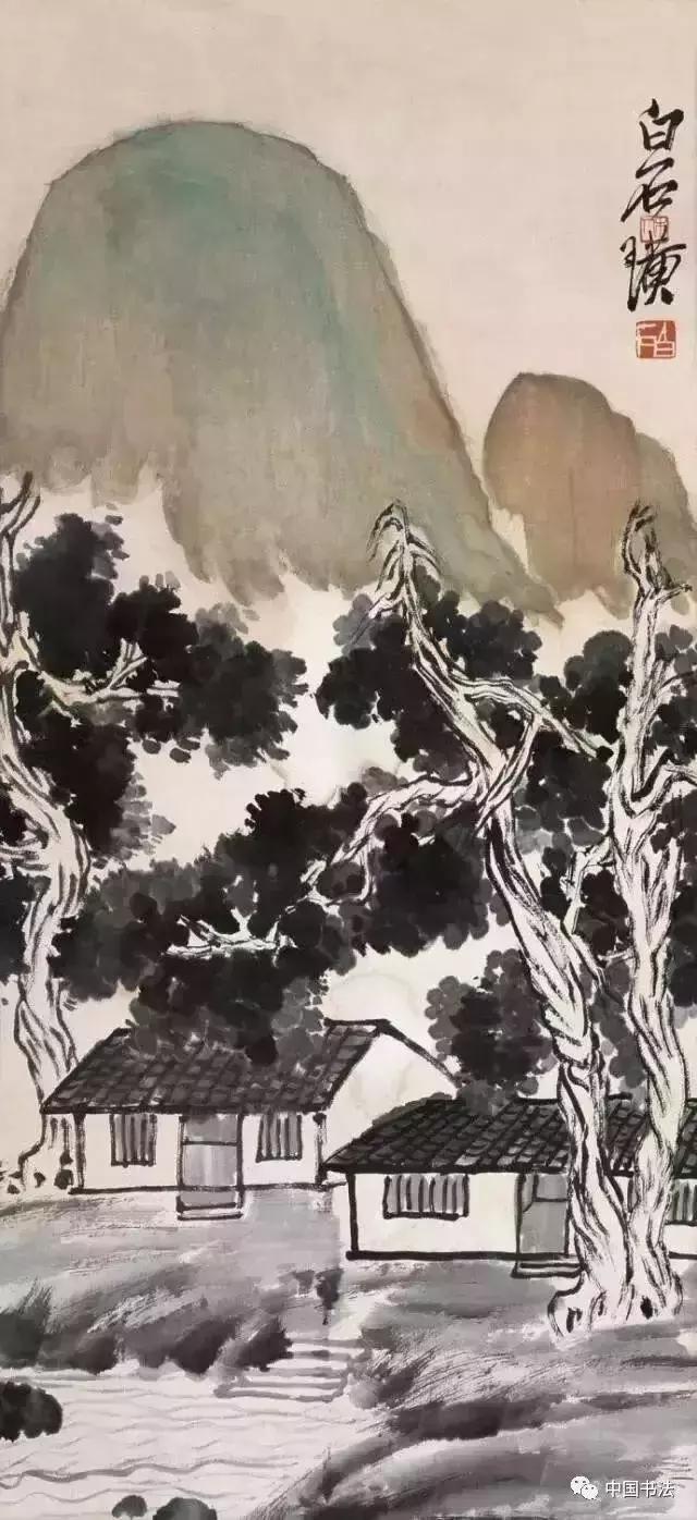 齐白石田黄印章中的诗情画意,齐白石山水画全新卖多少钱一套