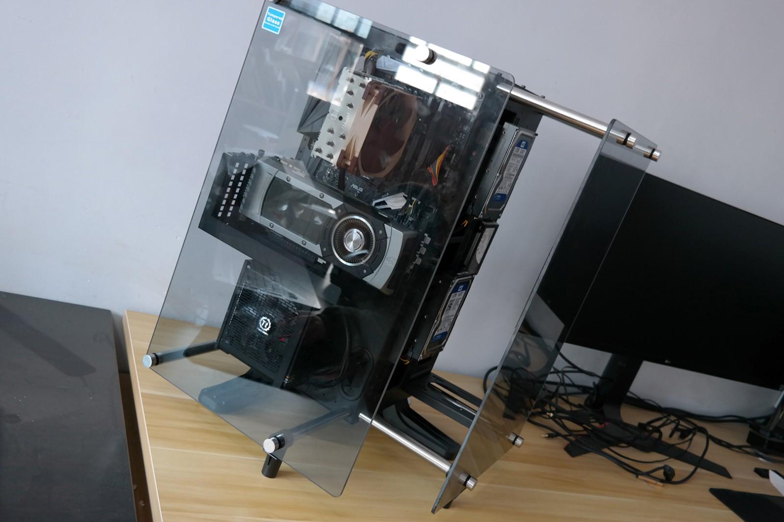 水冷散热电脑装机全过程,tt水冷装机