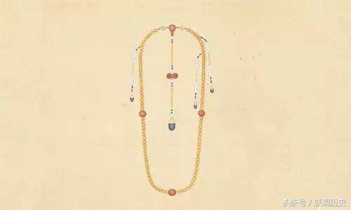 慈禧的朝珠有多少,慈禧佩戴东珠朝珠