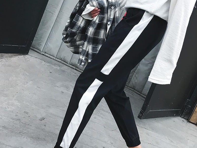 秋季潮流男裤宽松直筒,男士潮流修身夏季男裤
