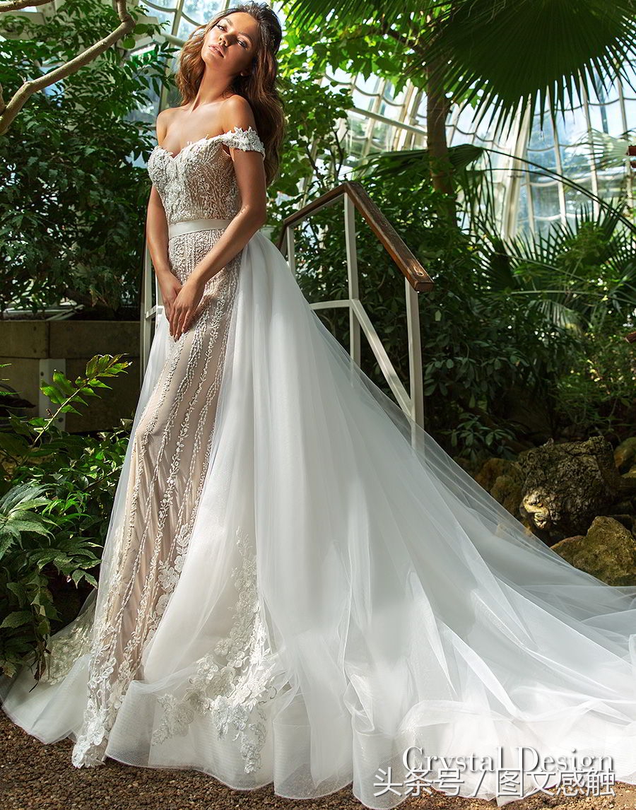 水晶设计2018婚纱“皇家花园”及高级定制新娘礼服