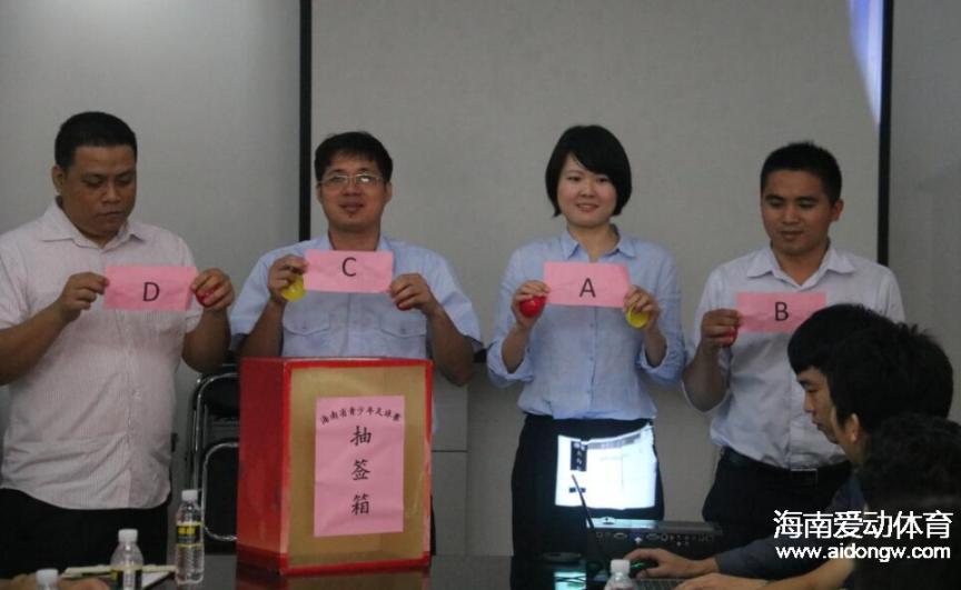 海南省青少年足球赛高校组及企业组预选赛抽签出炉