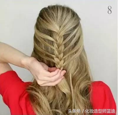 四款超唯美编发教程想不漂亮都难,唯美优雅的新娘编发