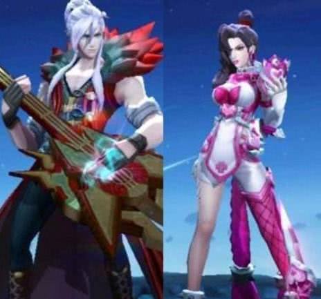 王者荣耀情侣英雄都有哪些,王者荣耀铠和什么英雄是情侣