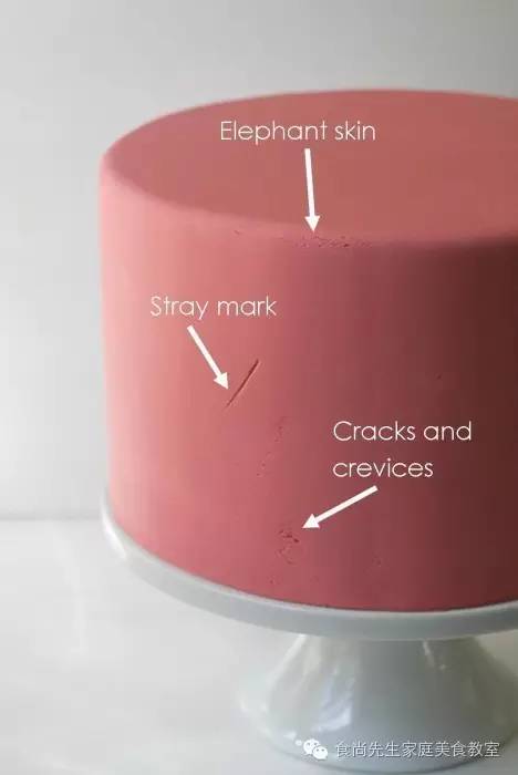 翻糖开裂瑕疵,干货表面渗了怎么办