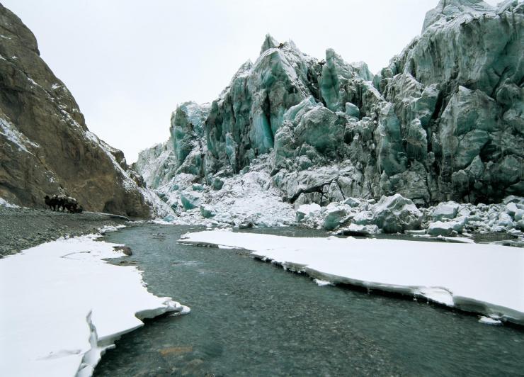喀喇昆仑壮美风景,喀喇昆仑走廊自然风景视频