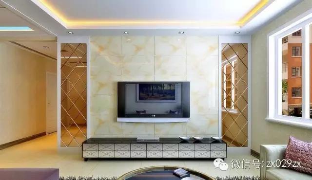 性价比最高的瓷砖电视墙,小众化瓷砖电视墙