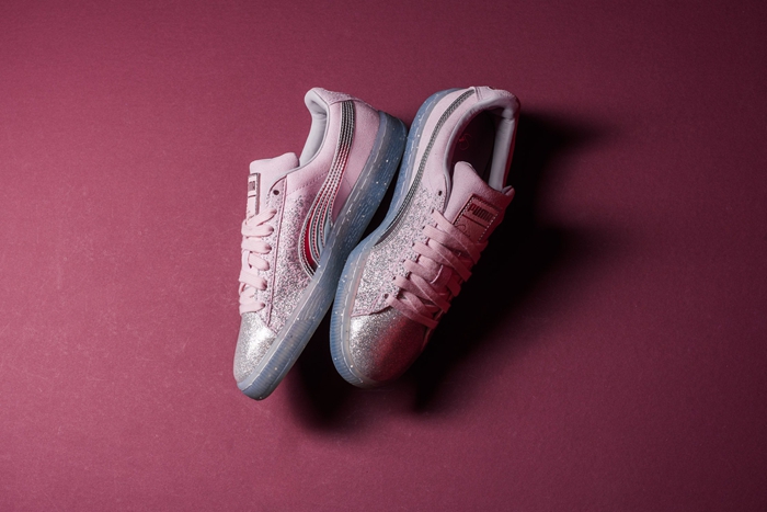 puma粉色和紫色运动套装,2018puma秋冬女子系列产品发布