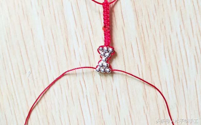 黄金蝴蝶结戒指编绳最新款式,小米珠蝴蝶结戒指串珠教程