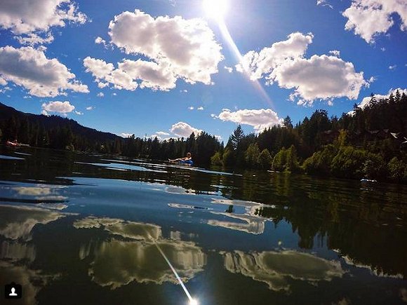 加拿大湖泊风景,温哥华湖泊山林