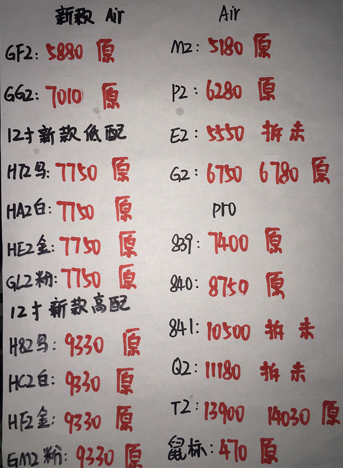 华强北三哥水货手机报价,华强北水货三星手机报价