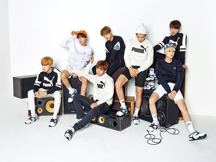 bts防弹少年团同款鞋子,防弹少年团同款彪马鞋