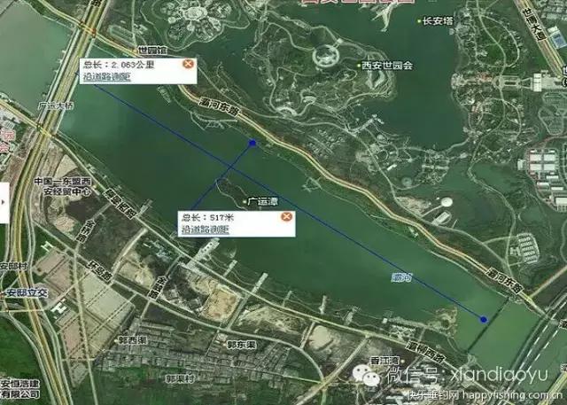西安灞河钓鱼钓点,灞河路亚白条的钓点