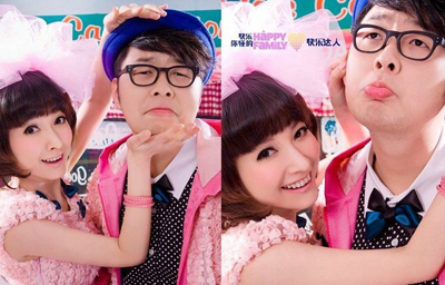 吴昕和海涛最新照片,海涛帮吴昕配衣服