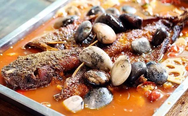 鹅卵石烤鱼北京,北京石头烤鱼