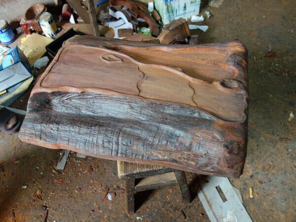 怎样用大红酸枝做茶台,朋友送来的茶台