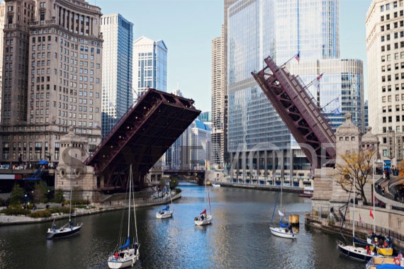 芝加哥附近风情小镇,芝加哥风情美景