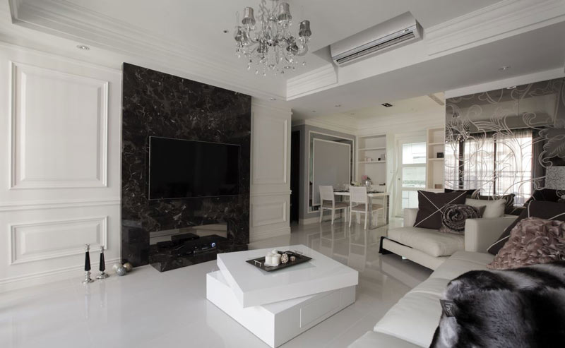 2023最新款吊顶效果图简单大气,客厅不吊顶装修效果图