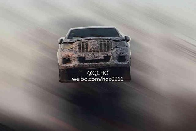 上汽大通新款皮卡图片,上汽大通旗舰皮卡产品t80谍照