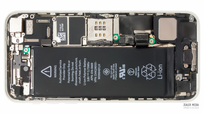 拆iphone5c教程,苹果5c换后壳