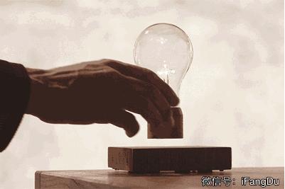 悬浮爱迪生灯,爱迪生灯泡还亮着