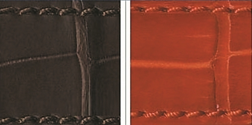 手表鳄鱼皮带男士真皮,棕色鳄鱼皮带手表