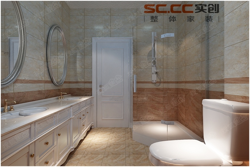 青岛红墅湾别墅德式装修,青岛世茂红墅湾别墅275平