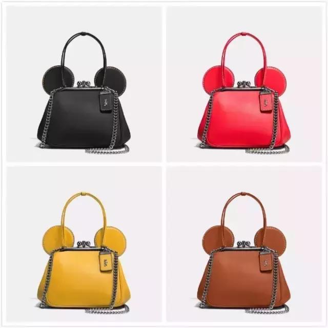 coach米老鼠双肩包,coach米老鼠帆布包