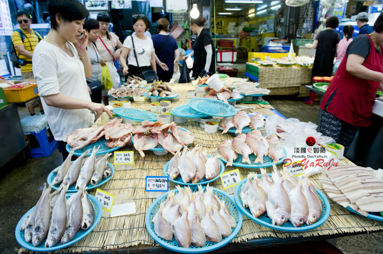 济州岛东门市场,济州岛海鲜市场