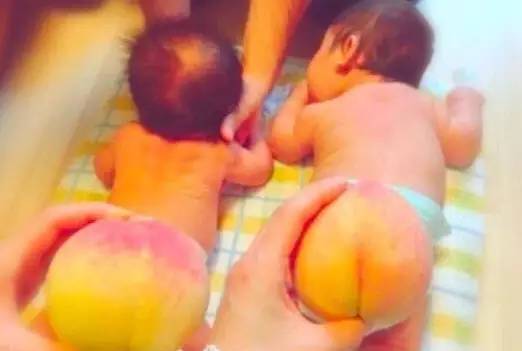 无缝对接丨这才是真正的蜜桃臀！最新晒娃技能走红，娃娃以后咋个面对桃子哦······