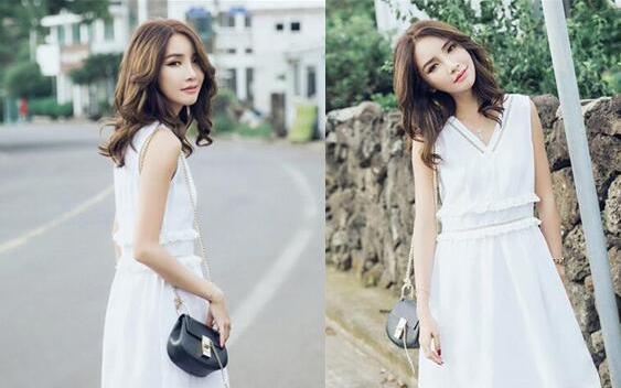 韩式梨花烫短发发型图片,韩式中分发型短发