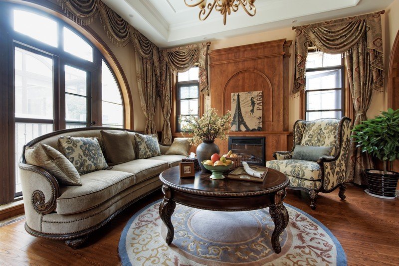 美式轻奢硬装100平,6万软装硬装90平