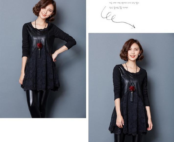 2015新款打底蕾丝长袖,今年最爆款加绒蕾丝打底