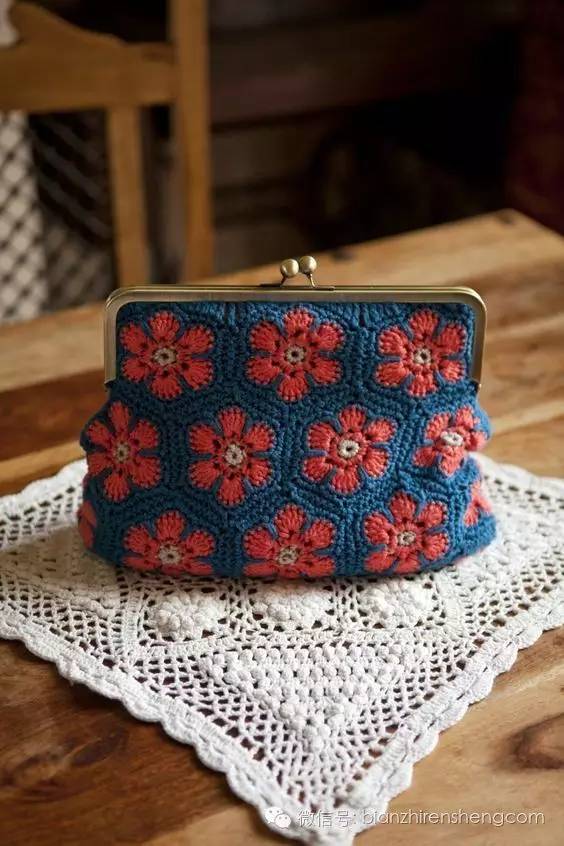 非洲菊拼花的钩针图解,非洲菊拼花钩针教程