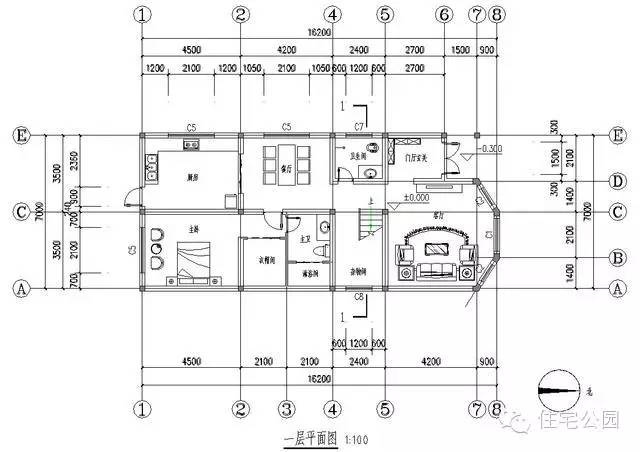 新农村户型平面图,新农村自建房兄弟双拼户型