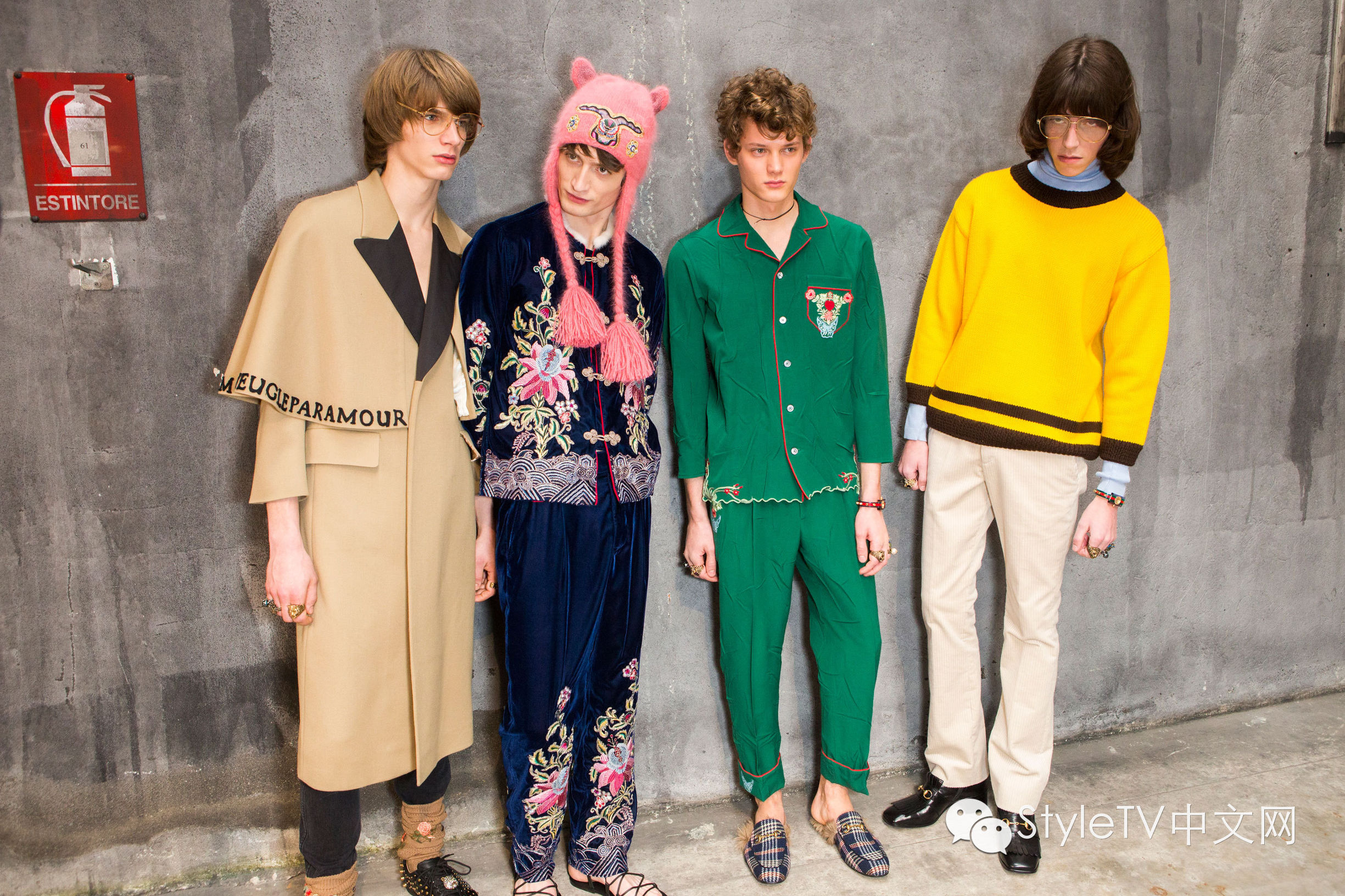 美cry！窥探躲在GUCCI后台的少男少女们