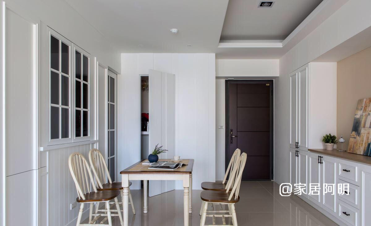 三室两厅70小户型设计,68平三室小户型美式