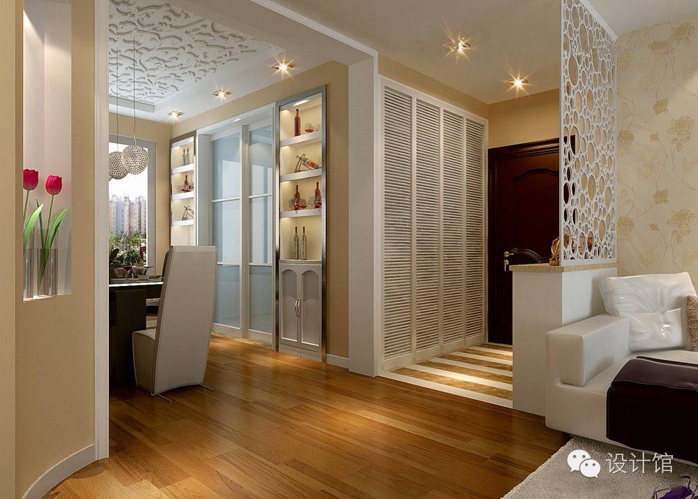 进门就是长廊怎么做隔断,大门隔断轻奢