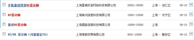 上海ui设计工资一般多少,游戏ui设计师工资待遇大全