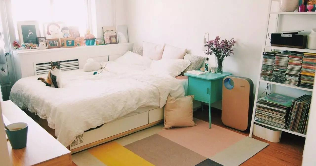 女生花1700改造破旧出租屋,90后女生独自租房改造毛坯房