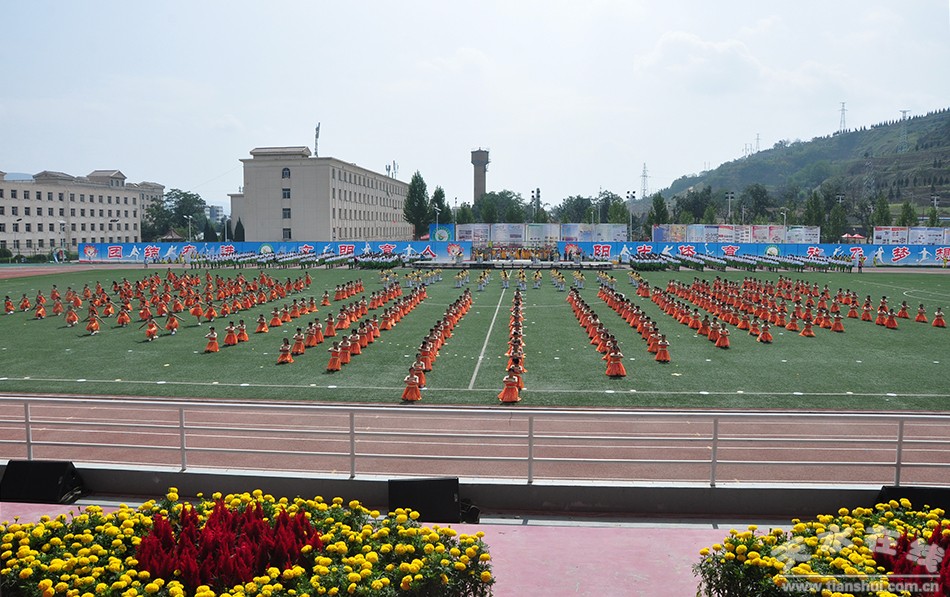 甘肃省第四届中学生运动会开幕式,甘肃省第十五届省运会开幕式图片